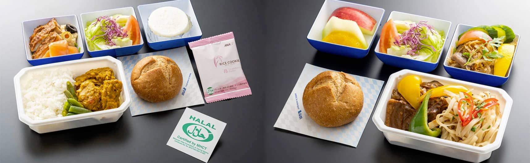 ANA’s delicious in-flight meals, served at sea level